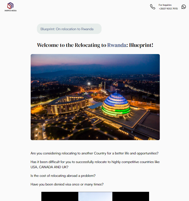 Rwanda Relocation Site